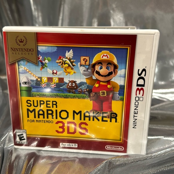 Super Mario Maker 3DS 2016 Nintendo selects plays only on 2d - Picture 1 of 4